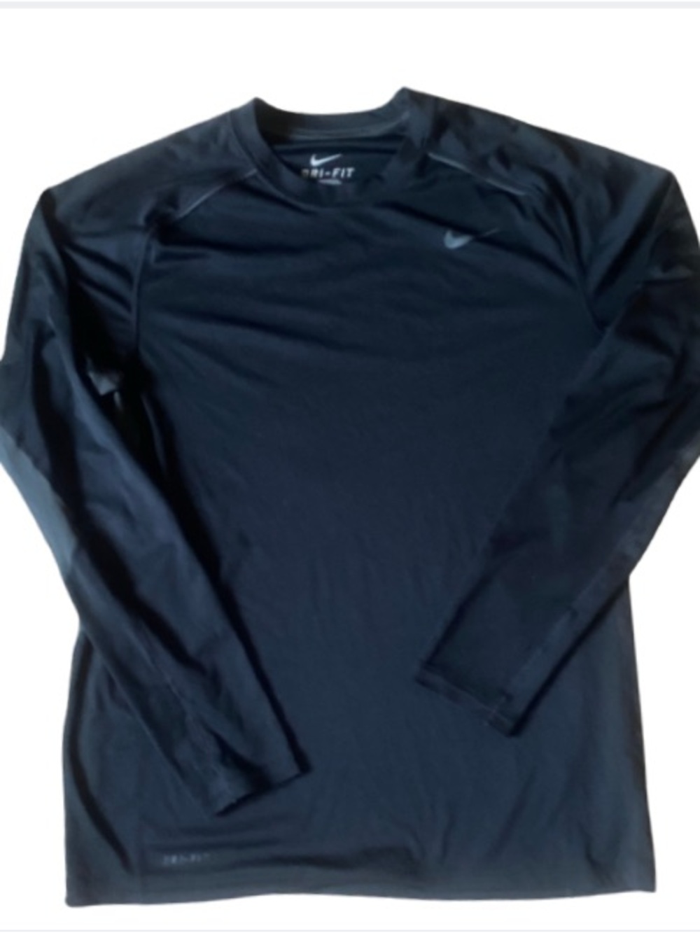 Nike Men’s Dri-FIT Long Sleeve Tee - Black Size M